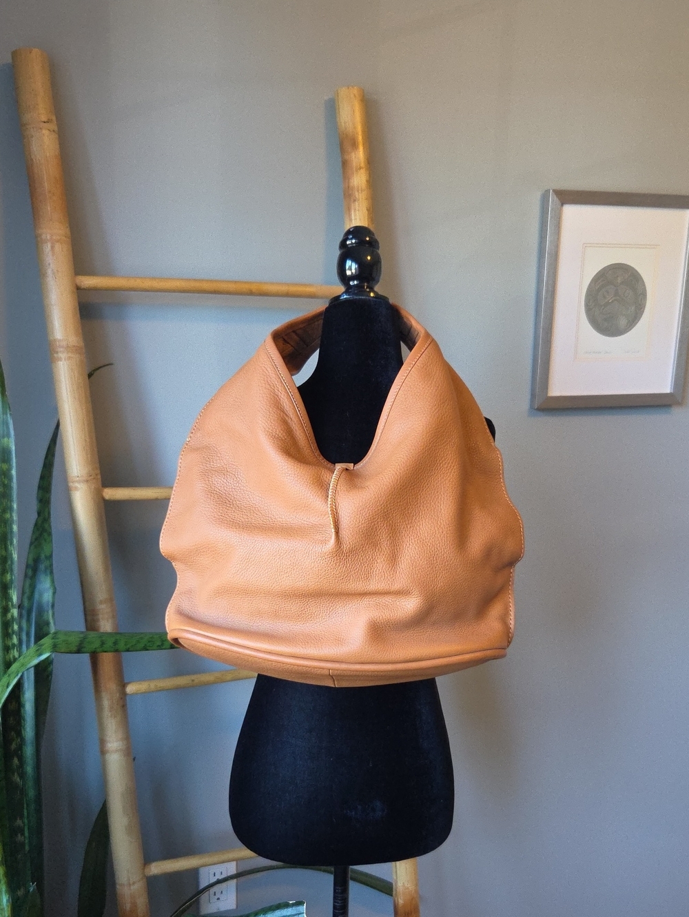 UGG Tan Leather Hobo Bag